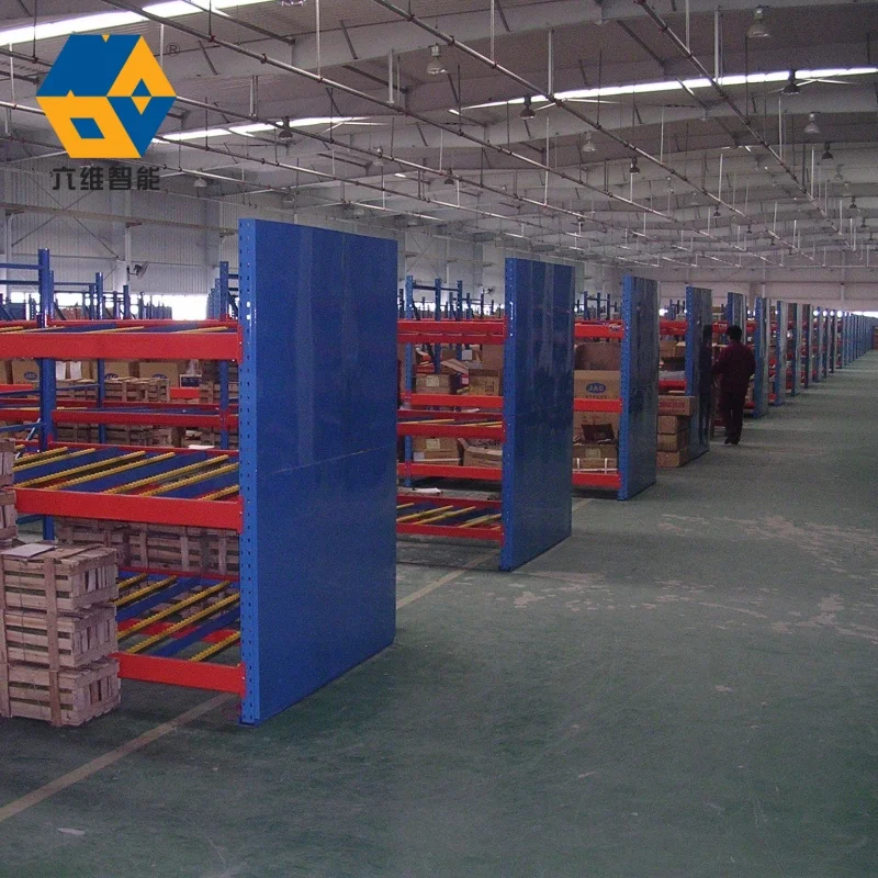 NOVA Roller Shelf System Gravity Flow Racks Steel Warehouse Storage Wheel Shelving Carton Flow Rack