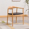 Sedia Presidente, versione originale, colore legno naturale.