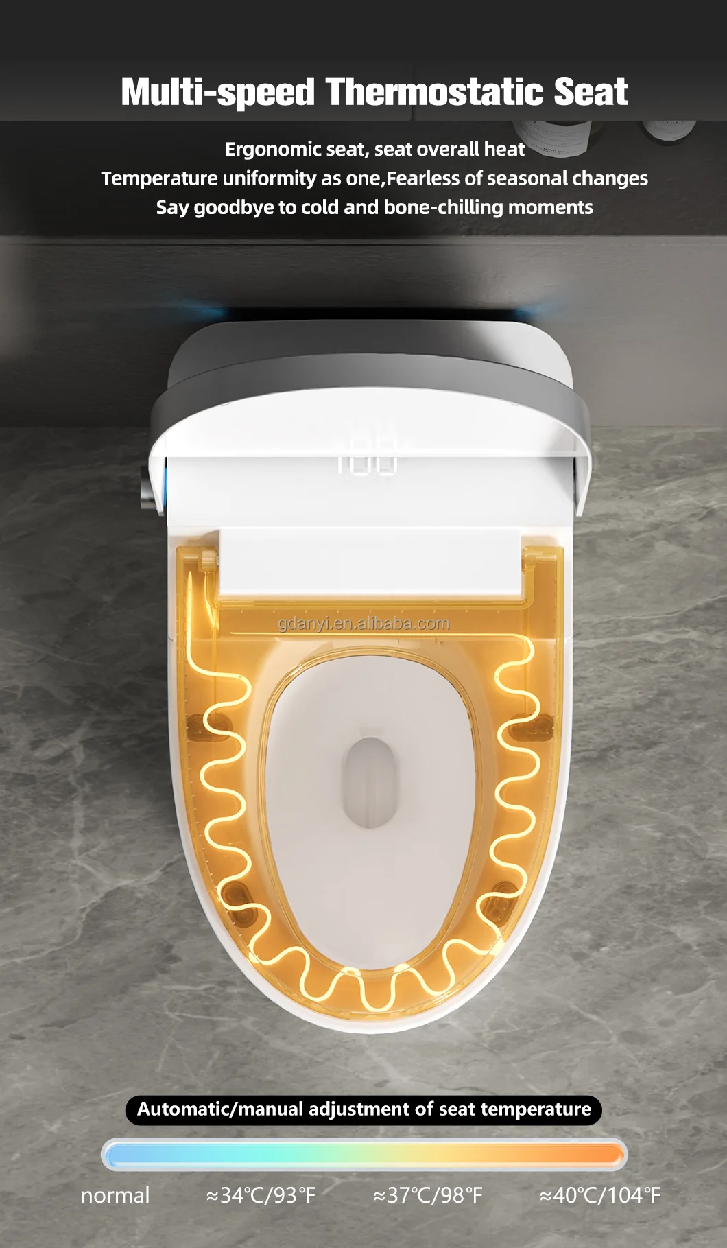 Smart Toilet - Modern Inodoro Foot Sensor Sanitary Ware