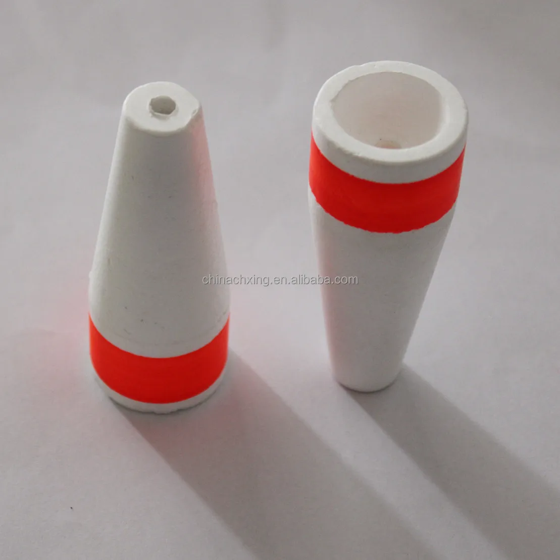 Wholesale Big Foam Fishing Bobbers Styrofoam Popping Corks With Metal