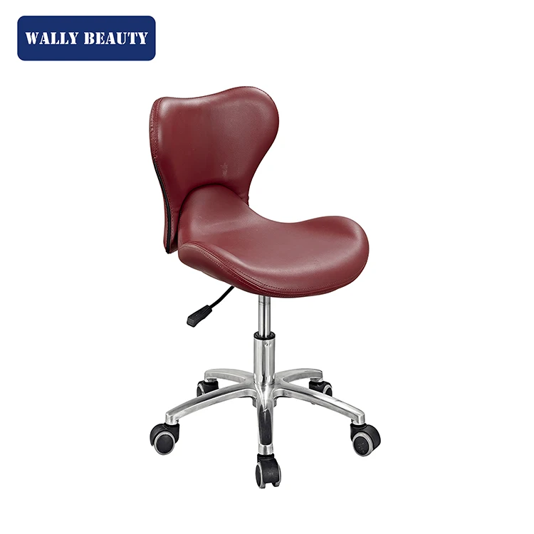Fashion Design All Purpose Salon Stool with Backrest Beauty Salon Furniture  Wholesale WALLYBEAUTY WL-M637