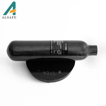 ALSAFE 420CC 0.42L High Pressure 300bar 4500psi Outdoor Sport Carbon Fiber Air Tank for Game