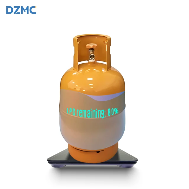 Gas Cylinder Level Monitor | Real-Time Wireless APP Tracking, SMS & Call Alerts, Leak Detection, and Temperature Sensor