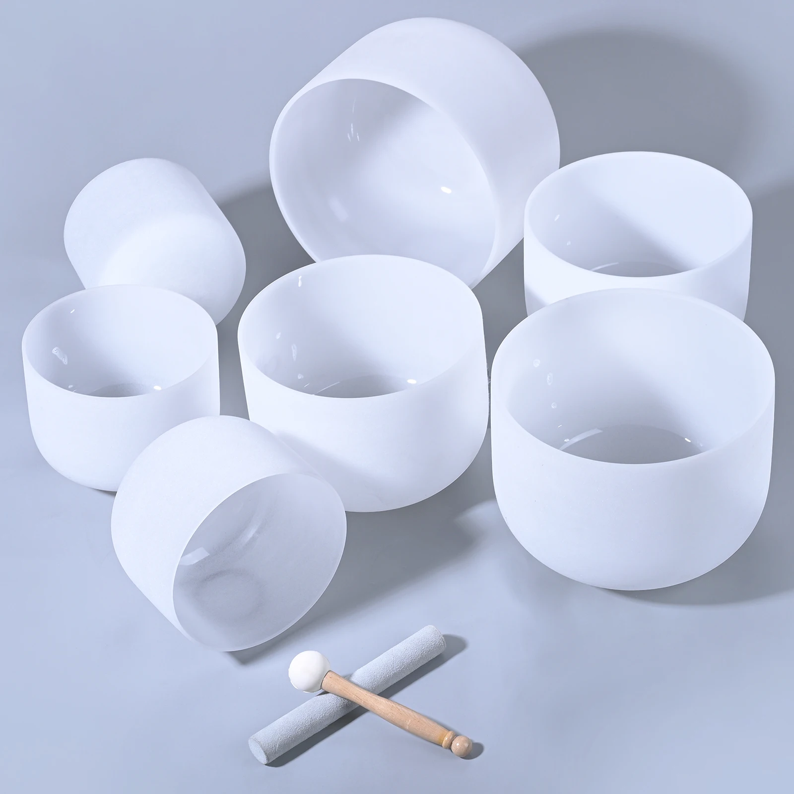 Хит продаж чакра cdefsag Note матовая кварцевая Хрустальная Поющая чаша для