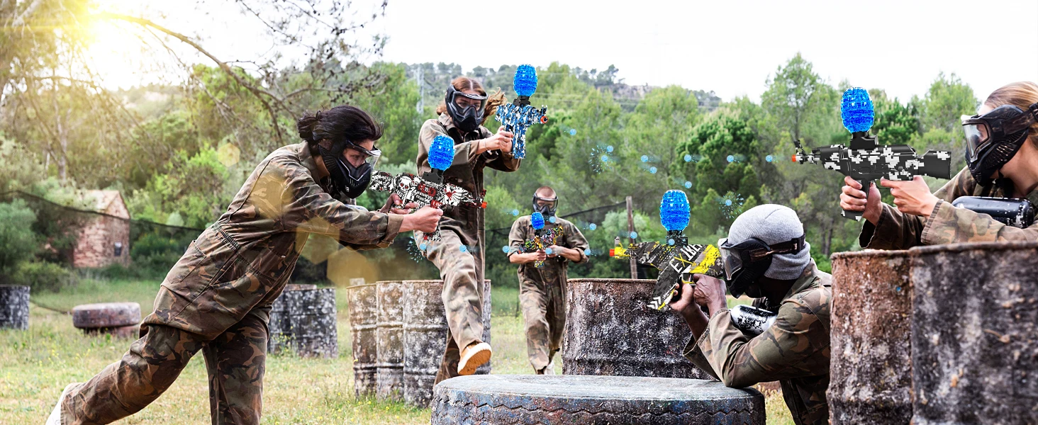 Hydrogel paint pistol gel soft bullet water splatter ball m416 ak47 orbeez gel blaster toy gun
