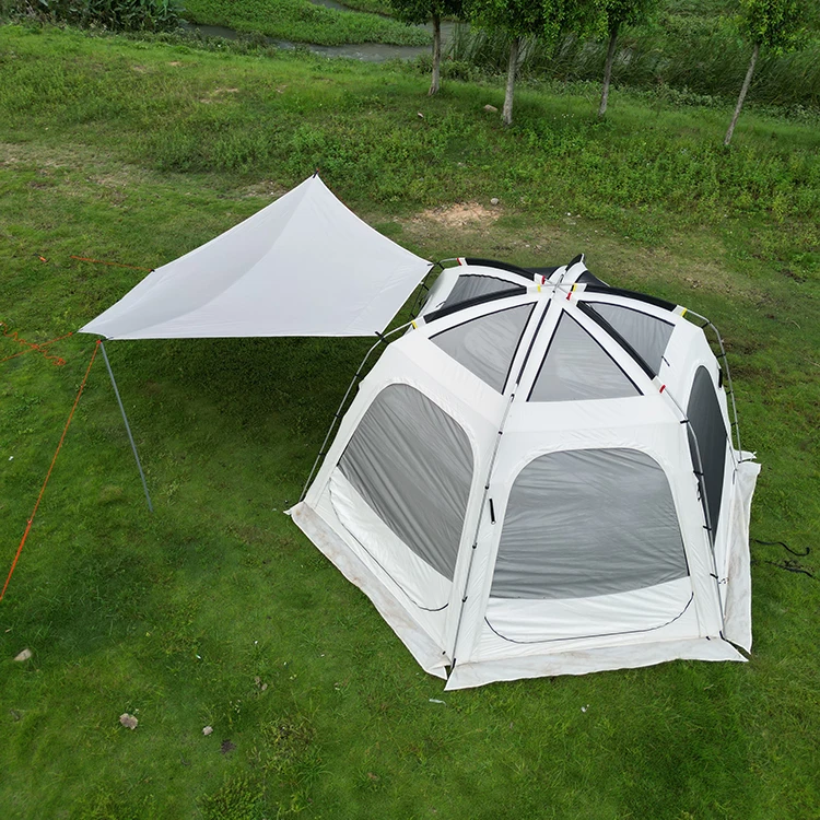 Waterproof 4.6m Glamping Geodesic Dome Tent For Outdoor Camping - Buy ...