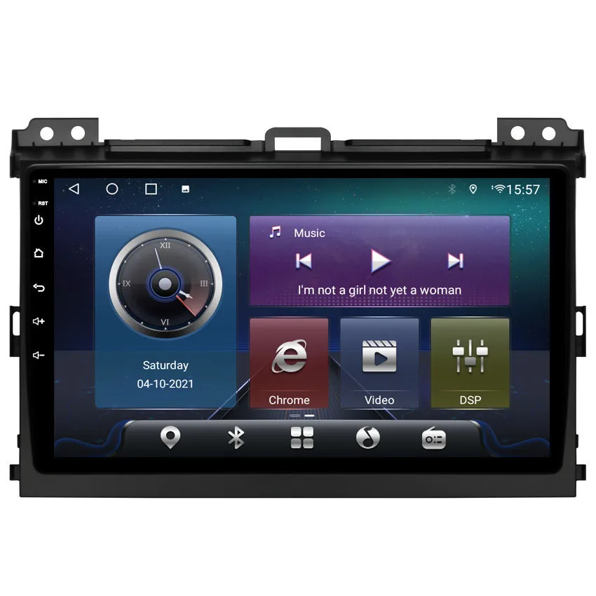 DSP Octa 8 Core for Toyota Land Cruiser Prado 120 Car Radio Multimedia Player Autoradio Gps Navigation LC120 GX470 Android DVD