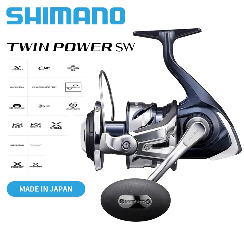 TWINPOWER SW 8000PG - Shimano Saltwater Spinning Reel