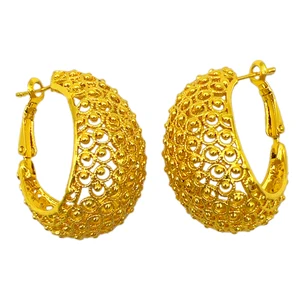 Muxcor Gold Plated Alloy Copper Set of Bride Earrings Wholesale Cheap Funky Women Brass Statement Earrings