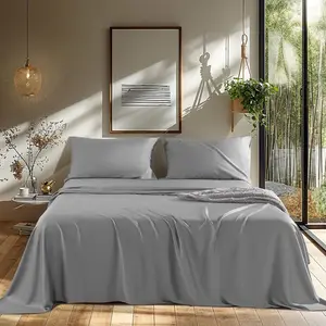100% Eco-friendly  High-quality Bamboo Bed Sheets Sheet Set 100% Bamboo Sheets