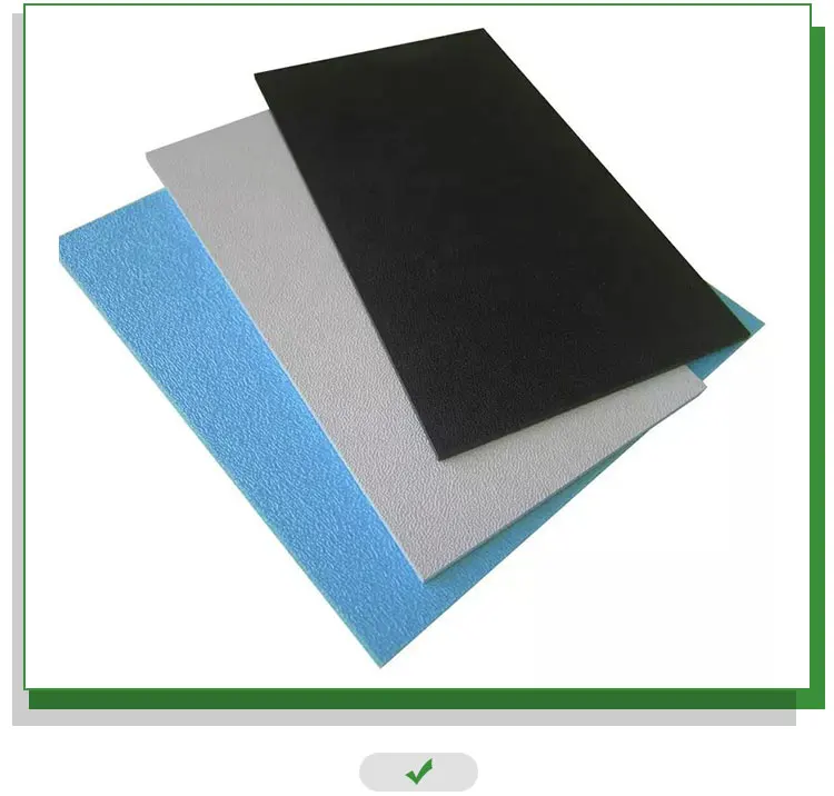 Resistance Uv Plate Printing Textured Luggage 2mm Double Color Abs