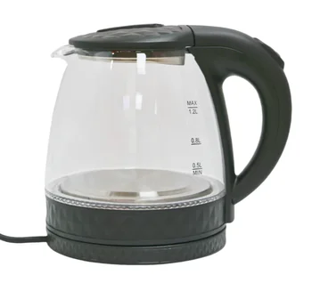 1.2 Lliter electric glass kettle kitchen electronic appliances Modern Tea coffee electric water bottle