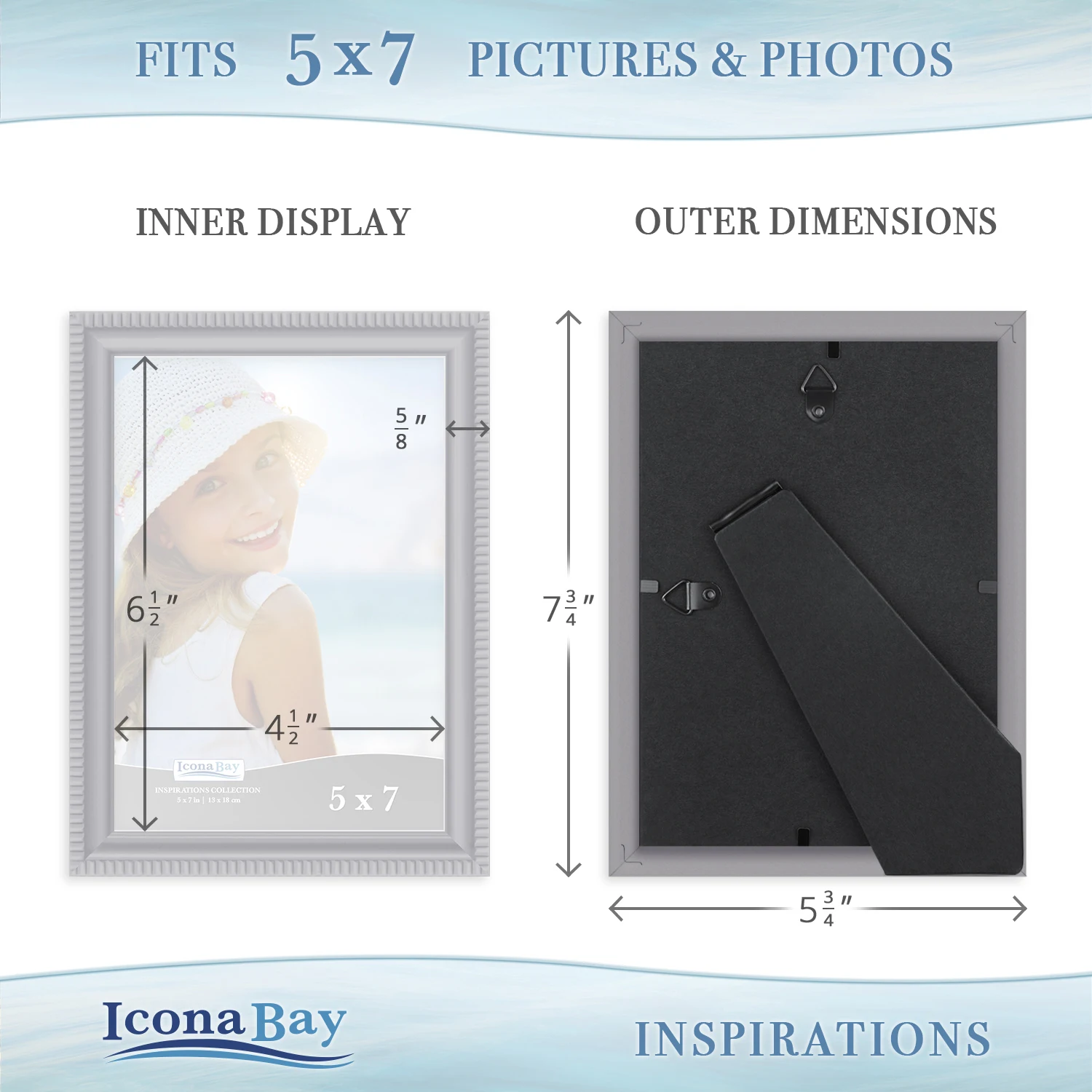Gray Color High Quality Export Oriented Wholesale Wall Mounting Wooden INSP 5x7 for Home Decor Wood Photo Frames From Cambodia