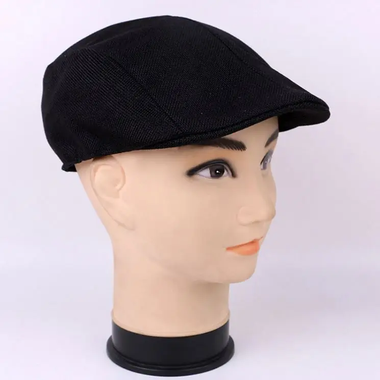 short brim newsboy cap