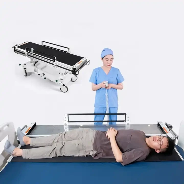 Weiyou Medical Transfer Beds para hospitais Carrinho de transferência de pacientes Cama Safe Move com controle elétrico manual