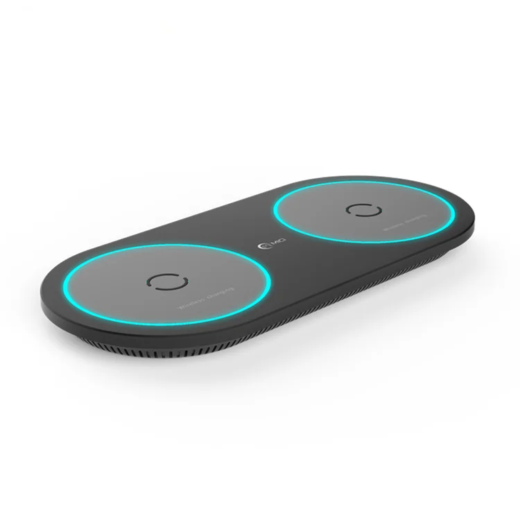 Беспроводное зарядное устройство MIQ для двух устройств 15 Вт 10 7 5 двойная Быстрая