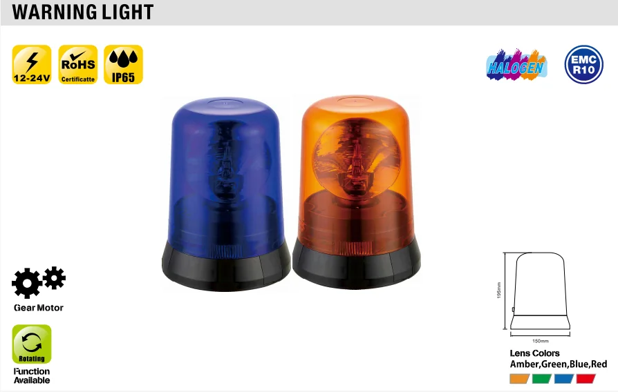 Flexzon, 2 X 12 V 24 V 3 LED Arancione Ambra Luce Di Recupero Lampeggiante Ripartizione Stroboscopica - Foto 3