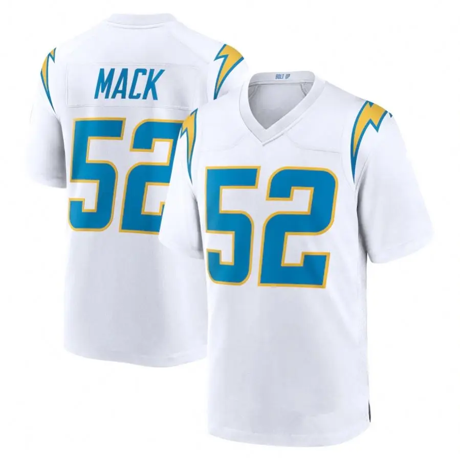 Wholesale Khalil Mack 52 Los Angeles Jerseys 10 Justin Herbert 13 Keenan  Allen 97 Bosa James Stitched Game USA Football Shirts Royal Navy From  m.