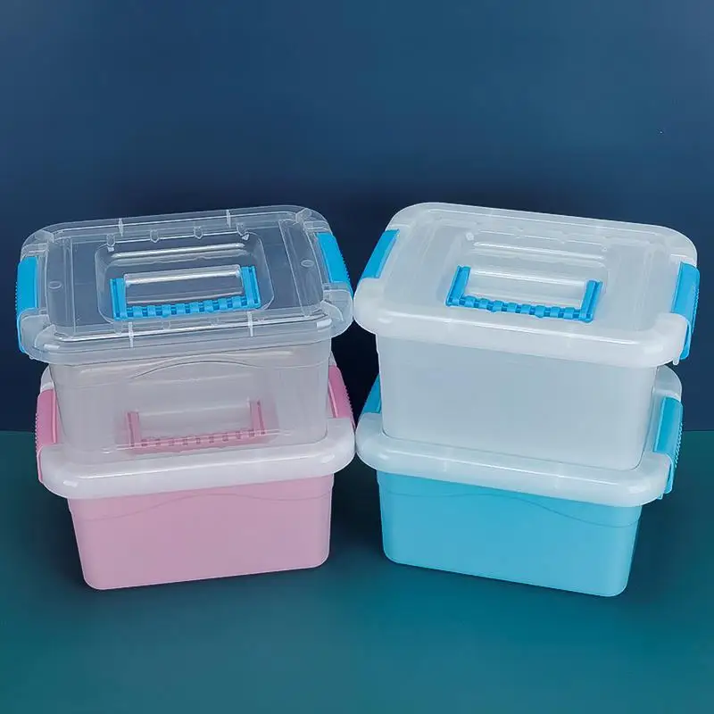 New Selling Superior Quality Small Kids Toy Plastic Storage Box for Toys Transparent Plastic Container Minimalist Multifunction details