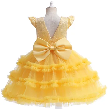 Vintage 1950s Yellow Brocade Princess Dress  ALEXANDRAKING