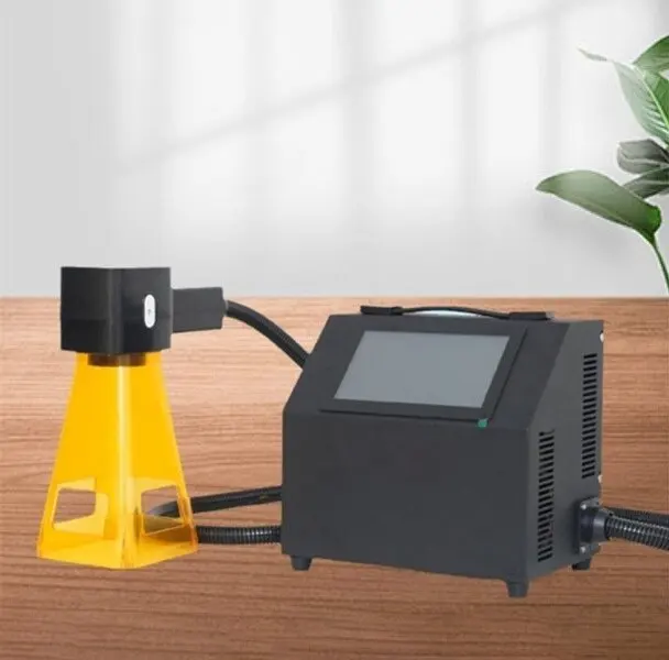 TEBAK  Fiber Laser Marking Machine for Metal Plastic Coated Glass Leather Engraving 20W 30W 50W Laser Marking Machine