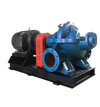 large high big flow centrifugal double suction split pump