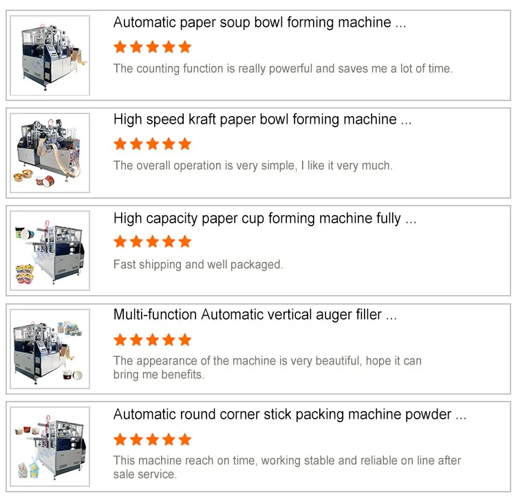 High Quality Paper Cup Making Machine Fully Automatic High Speed Kraft Bowls Machine