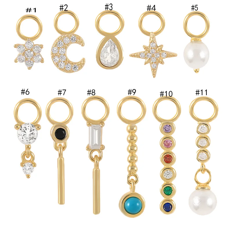 925 Silver Jewelry Hoop Huggie Drop Earring Girls Earring