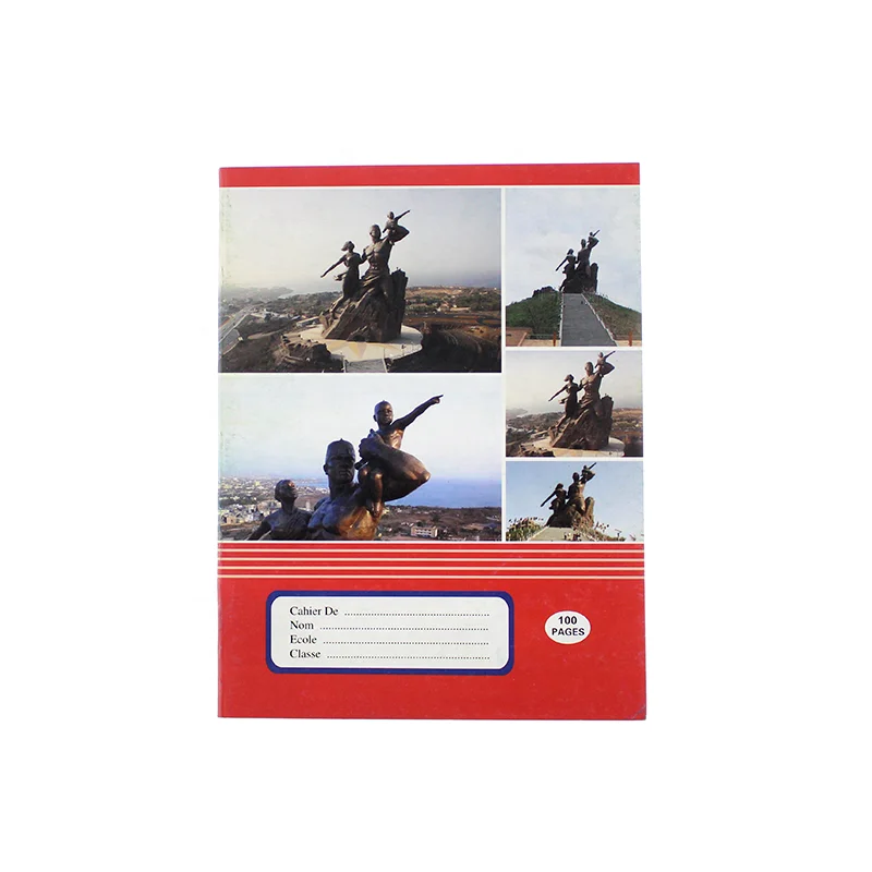 Оптовая продажа Китай заводская цена высококачественные французские школьные ноутбуки для Африки канцелярские принадлежности