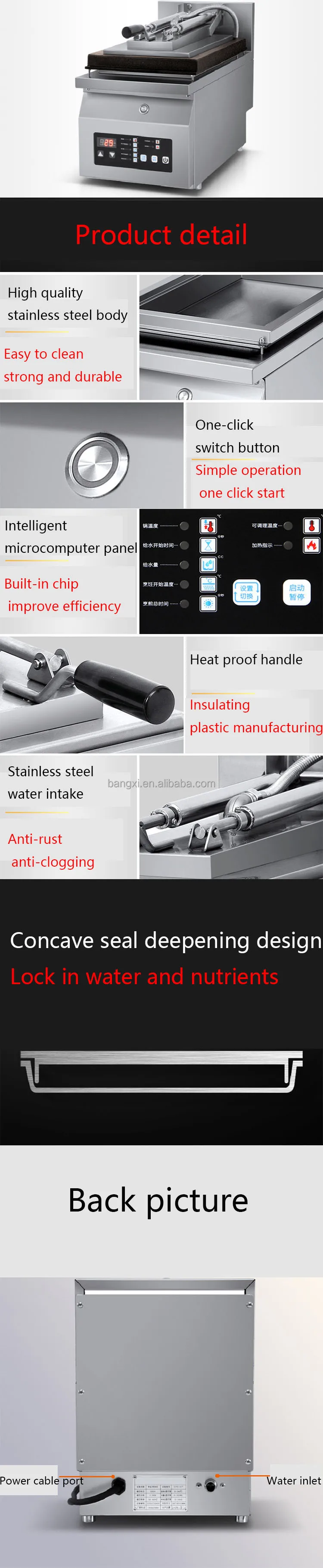 Automatic Japanese Gyoza Machine Electric Dumpling Fryer Stainless