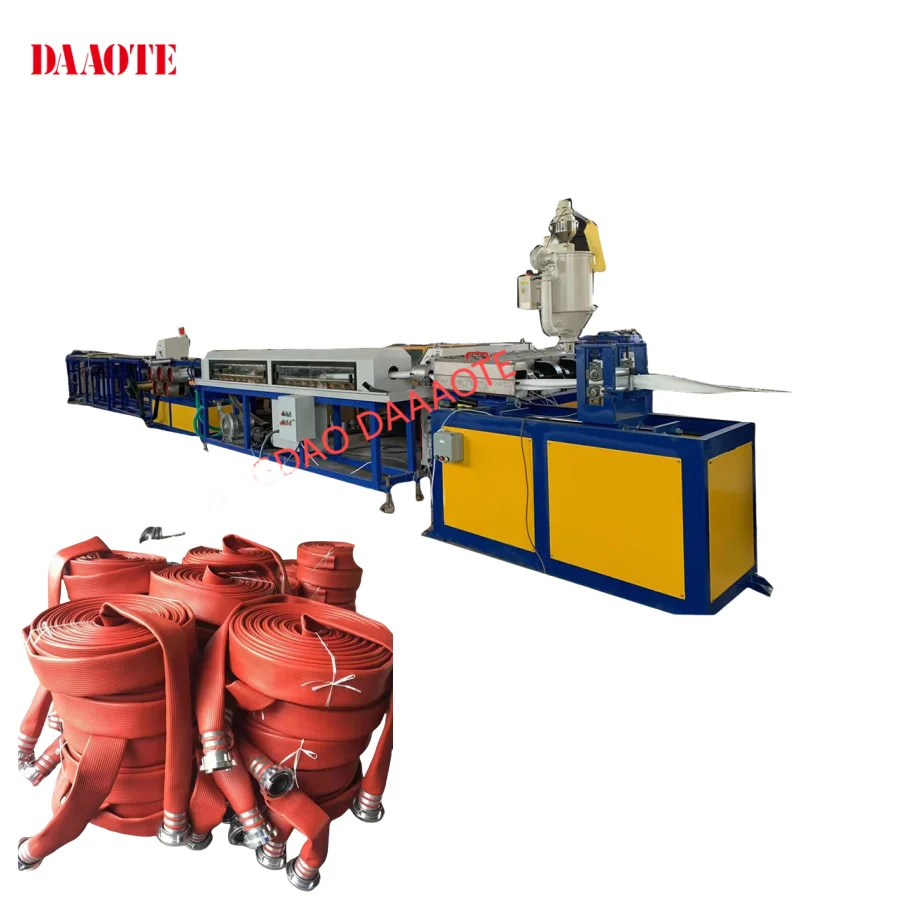 High Tenacity Polyester Circular Weave Jacket Fire Lay Flat Hose Produce Machine