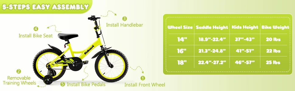 product 2025 high quality kids bicycle with 14 16 18 steel frame single speed  rear pedal brake easy  safe design for boys  girls-4