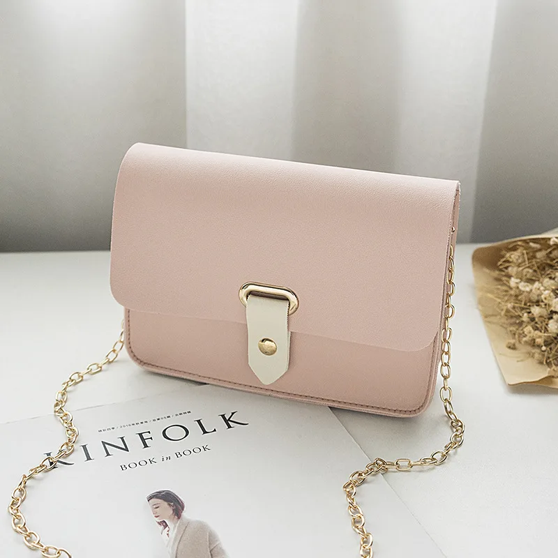 Toyella Mini Bags Korean Fashion Fashion One-shoulder Portable Messenger  Small Square Bag Purple 