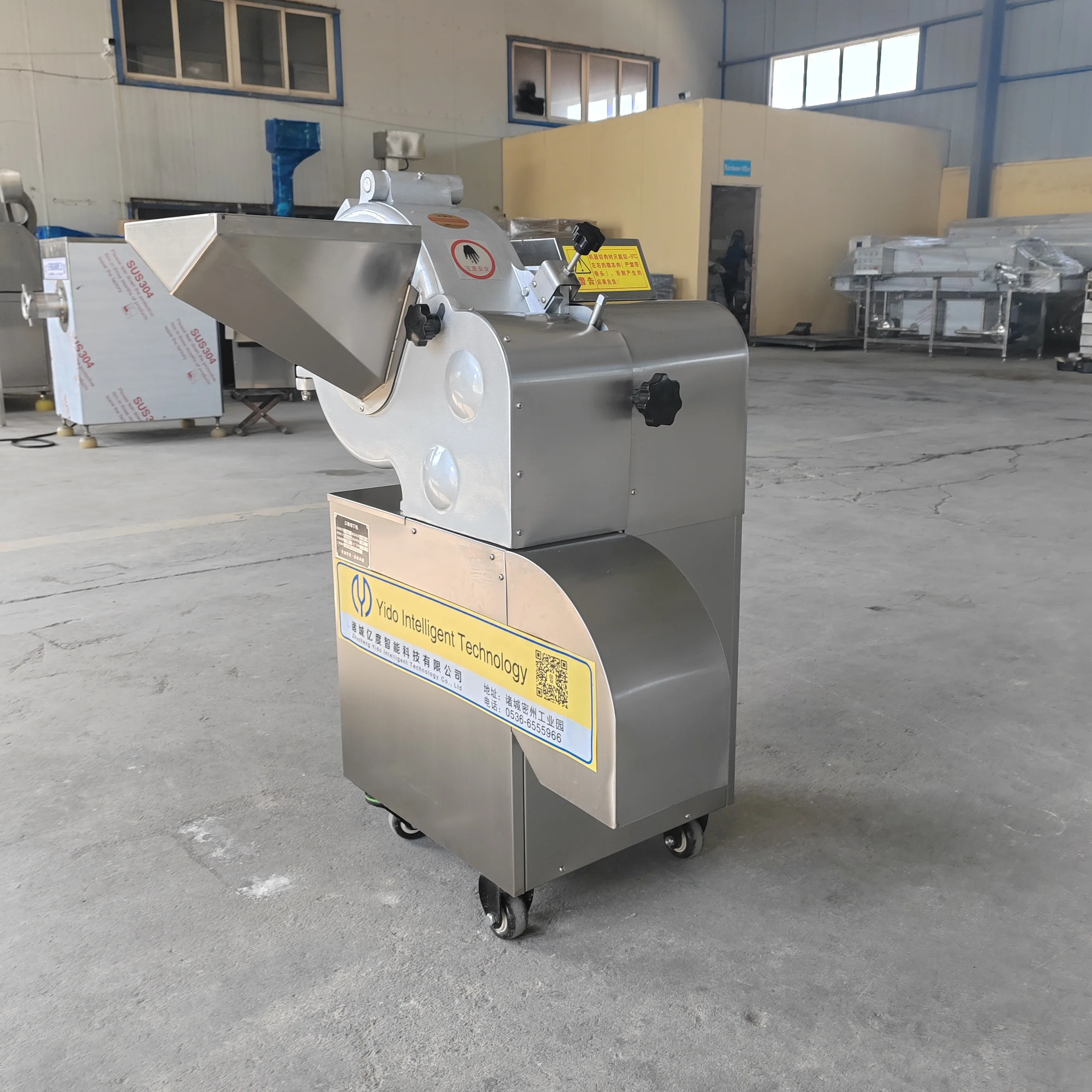 Multifunctional Green Onion Vegetable Carrot Potato Chopper/Shrimp Ham Cutting Machine /Banana Pineapple Mango Fruit Cutter