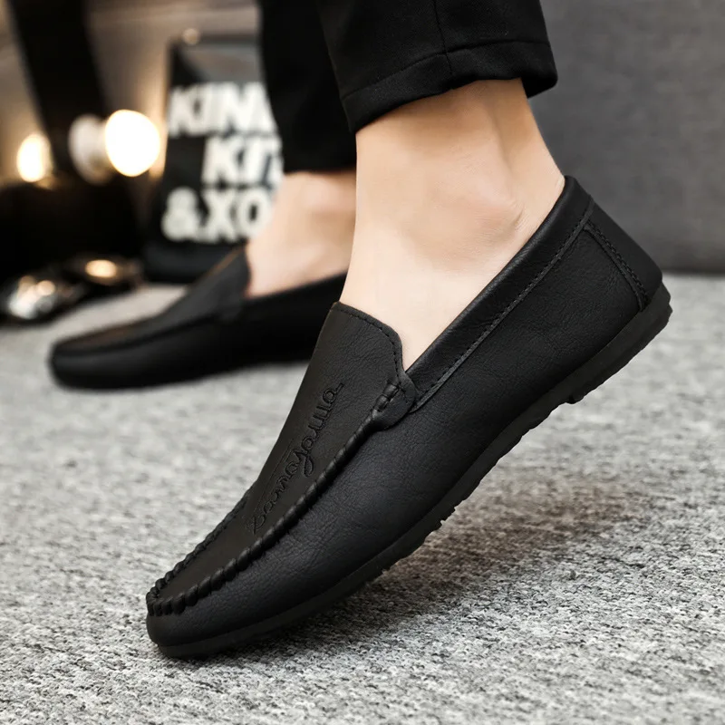 New Model Soft Sole Latest Design Loafers Men Office Business Pu Upper ...