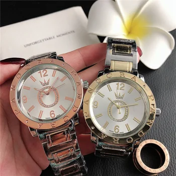 Hot Selling Women's Fashion Quartz Watches Wholesale Cheap Waterproof Business Design Leather Band Alloy OEM Logo Acceptable