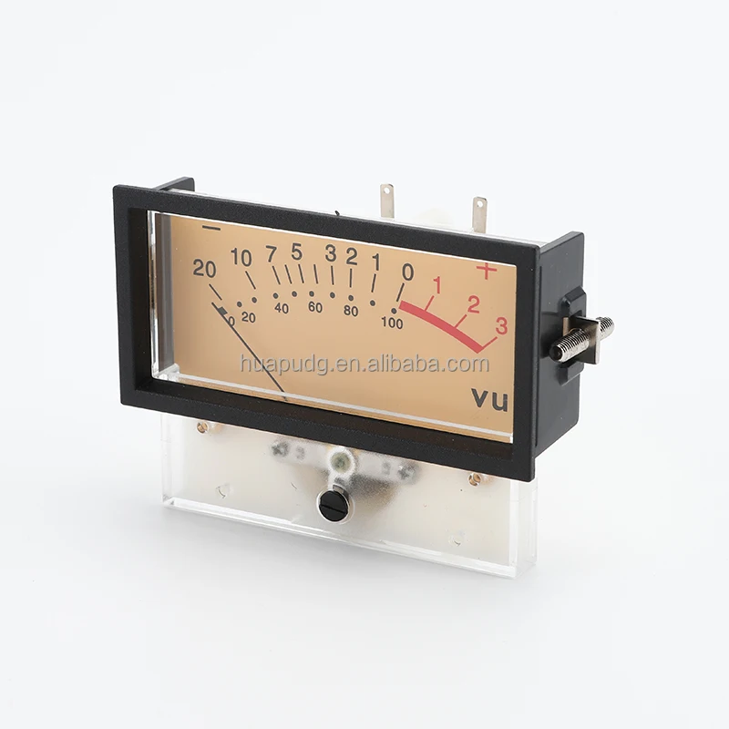 Analog Meter VU73 Panel Meter Header Led Yellow DB Meter Mixer Power Meter Factory Price