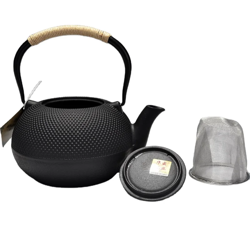 Service à Thé Voyage Céramique Noire Kung Fu - Théière + 4 Tasses + Boîte à Thé - Kit Portable élégant - 4