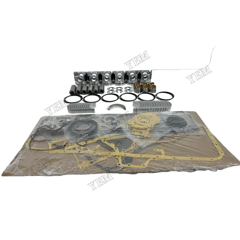 For Hino W06D Overhaul Kit With Piston Rings Full Gasket Set Bearings Engine Parts 2