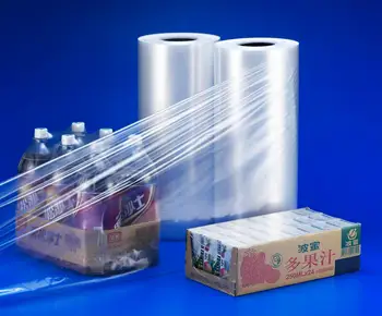 Factory  Customized  Transparent Moisture-proof PE Heat Shrink Film&Roll for  Mineral Water&Beer Cans Beverage Packaging