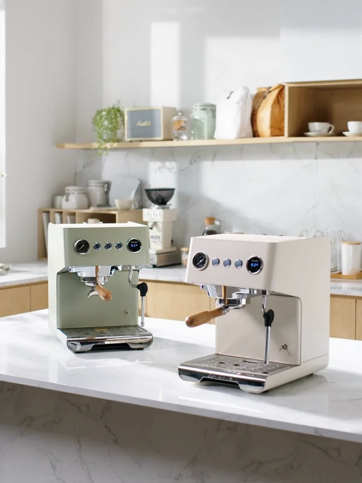 Gemilai エスプレッソマシン ホワイト 付属品あり Gemilai エスプレッソマシン ホワイト 付属品あり Gemilai
