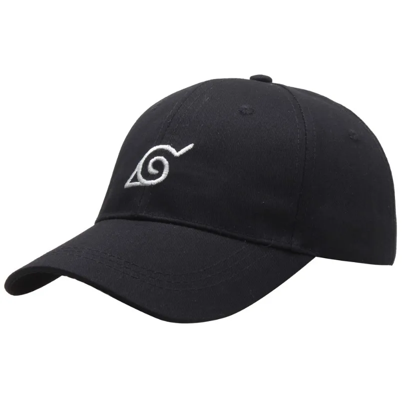 Black Snapback Hat Embroidery Naruto Uchiha Baseball Caps