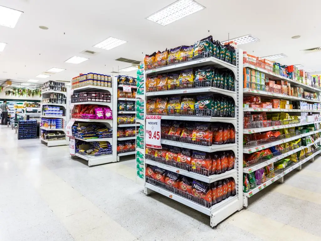 Grocery Store Racking Gondola Shelving Rack Shelves Racking Storage Display Grocery Store ...