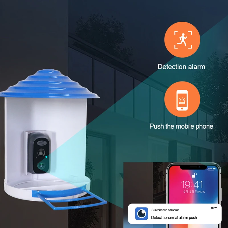 1080p Hummingbird Ai Outdoor Motion Activted Video Smart Bird Feeder