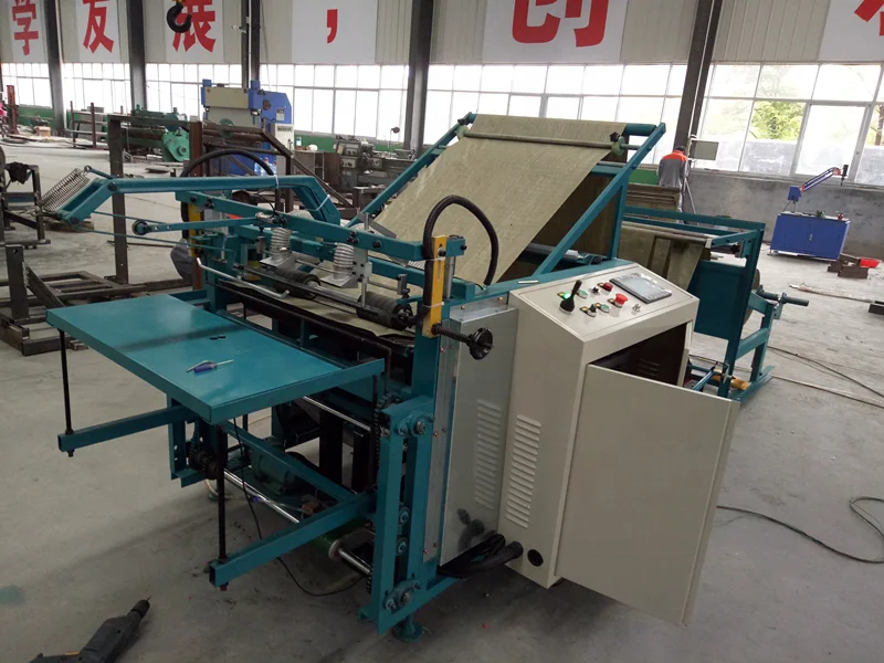 Customized Bag Width Plastic pp Woven Bag Making Sewing Cutting Machine