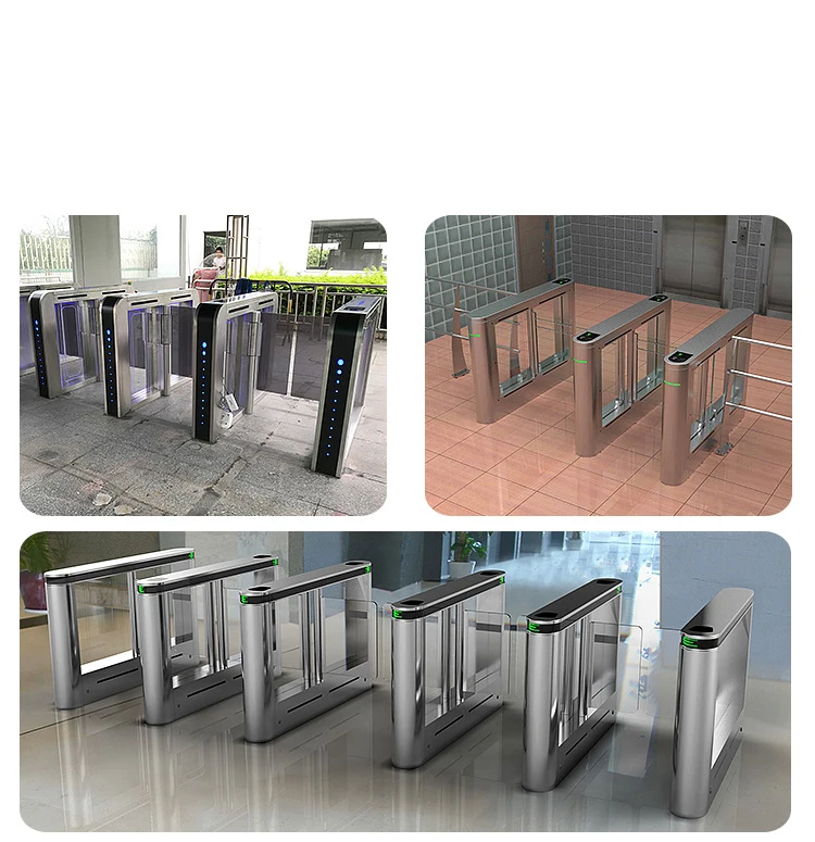 Access Control System Turnstile metro station Swing Barrier Gate Factory Direct Sale
