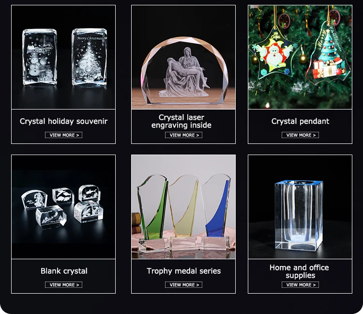 Factory New Design Custom Crown Trophy Resin Crystal Glass Award for Sports UV Printed supplier