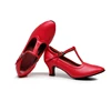 Red/Leather Sole