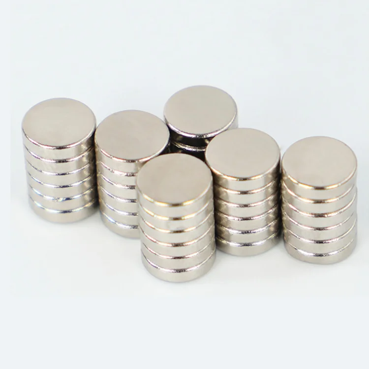 Neodymium Magnet Disc Cube Nickel Silver