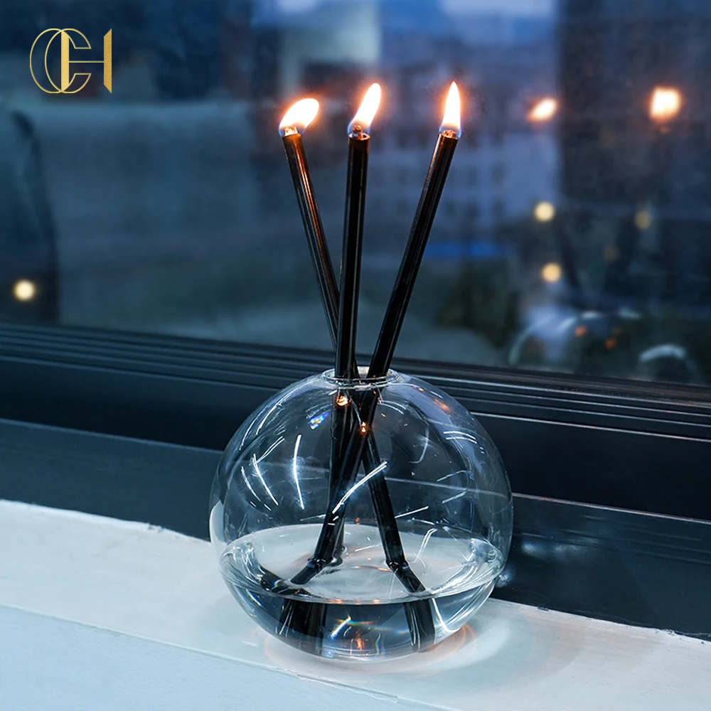 C&h Metal Stick Candle Pillar Everlasting Candles Never Melting Wax ...